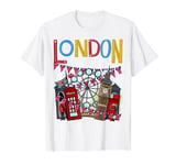 London Souvenirs Idea For Kids & British Memorabilia London T-Shirt