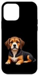 Coque pour iPhone 12 mini Chiot, beagle, adorable chien