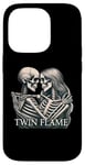 iPhone 14 Pro Twin Flame Skeleton Couple Eternal Love Lovers Forever Case