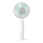 Stylies - Ventilateur lacerta Bleu Ventilateur à main ultra silencieux avec un niveau sonore de 28 dB., Débit d'air de 300 M3, adapté à une pièce de