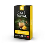 Café Royal Espresso 100 Capsules for Nespresso Coffee Machine - 5/10 Intensity - UTZ-certified Aluminum Coffee Capsules