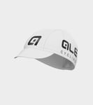 Casquette Cyclisme Ale' Coton Blanc-Noir 2024