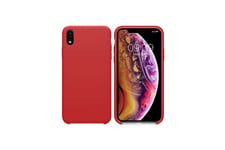 IBROZ Coque Silicone Soft Touch rouge pour Iphone Xr