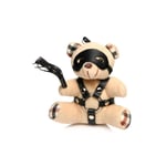 Porte-clés Teddy Bear BDSM avec martinet Humour Coquin - MASTER SERIES