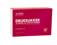 Apro Druesukker Bringebær 12stk