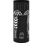 Inlife Porte-parapluie Femmes Acier Noir