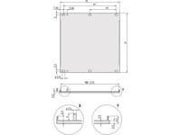 Schroff Schroff Frontpanel, U-Profil, Refrofit-Skärm, 3 U, 63 U, 2,5 Mm, Al, Anodiserad Framsida, Ledande Baksida