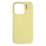 Nudient iPhone 16 Pro Base Silicone Deksel - Pale Yellow