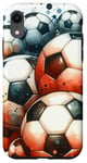 iPhone XR Funny Cool Soccer Balls Pattern Football Soccer Design Case