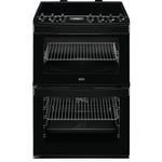 AEG CIB6743ACB 60cm Electric Double Oven Freestanding Cooker