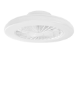 Seynave Ricardo Small Ceiling Fan & Flush LED Light, White