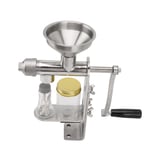 11.4 X 8.3in Manual Oil Press Machine Stainless Steel Small Household Oil