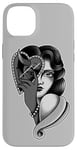 iPhone 14 Plus Devil is a Woman American Traditional Tattoo Flash Case