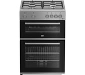 BEKO FTG6201S 60 cm Gas Cooker - Silver, Silver/Grey,Black