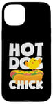 iPhone 15 Plus Hot Dog Chick Funny Food Humor Design Case