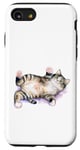 Coque pour iPhone SE (2020) / 7 / 8 #snirt T-shirt chat mignon coussin chat chaton sac