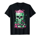 Scary Skull Candy Gothic Pastel Design T-Shirt