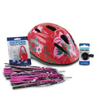 Oxford Mini Girls Cycling Helmet Bundle - Red