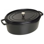 Staub La Cocotte Pata Ovaali 41 cm, Valurauta Musta 40509-509-0