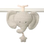 Nattou Peluche Musicale en Polyester, avec Musique, Éléphant, à Suspendre, env. 16 cm, Teddy, Gris