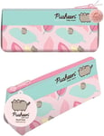 Pusheen the Cat Pink Pencil Case with Zip Back to School Stationery