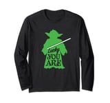 Star Wars Yoda Lucky You Are Green St. Patrick's Day Long Sleeve T-Shirt