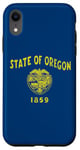 iPhone XR STATE OF OREGON FLAG THE BEAVER STATE Case