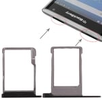 CHEJHUA SIM Card Tray + Micro SD Card Tray for Blackberry Priv (Black) sim card holder (Color : Black)