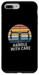 Coque pour iPhone 7 Plus/8 Plus Handle With Care Jeu de puns pour vélo Produit amusant