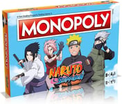 Winning Moves Naruto Monopoly Board Game English Edition, Play with Sakura, Sas