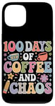 iPhone 13 100 Days of School for Teacher & Students Coffee And Chaos Case