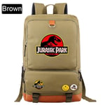 Modeäventyr Dinosaurie Jurassic Park World Pojke Tjejbok Skolväska Kvinnor Bagpack Tonåringar Skolväskor Studentryggsäck D33-22