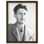 Vintage Photo Portrait 1984 Writer Author George Orwell Artwork Framed Wall Art Print A4