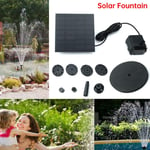 Fontaine Solaire Flottante, Pour Le Jardin, Fontaine D'eau, Décoration D'étang De Piscine, Panneau Solaire, Pompe À Eau