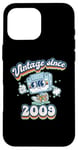 Coque pour iPhone 16 Pro Max 2009 Vintage Cassette Tape 16th Birthday Gift Retro Vibes