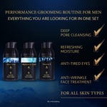 Christmas Gifts for Him - Organic Face Cleanser + Eye Cream + Face - Christmas &