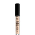 NYX Professional Makeup Can't Stop Won't Stop Contour Concealer (Various Shades) - Light Ivory