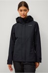 Áhkká - Regnjacka Rain Jacket W - Svart