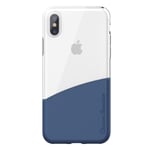 Nillkin Half Case - Deksel - iPhone X/Xs - Blå