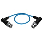 Kondor Blue Ultra Thin 3G SDI Video cable angled BNC (12")