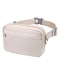 WATERFLY Sac Banane Sac Banane Femme Homme : Mode Sac Banane Élégant Sac à Bandoulière Sac de Poitrine Petit Sac Imperméable Hip Bag pour Voyage en Plein Air Randonnée Festival, beige, m