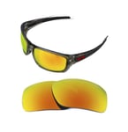 NEW POLARIZED REPLACEMENT FIRE RED LENS FOR OAKLEY DROP POINT SUNGLASSES