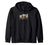 Funny Floppy Disk Retirement Aint So Bad Floppy Drive Zip Hoodie