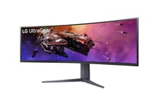 LG UltraGear 45GR75DC-B skärm - LED-bakgrundsbelysning - 45" - AMD FreeSync Premium Pro - VA - 1ms - Dual Quad HD 5120x1440 vid 200Hz