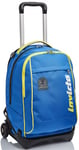 Invicta Sac à Dos à Roulettes, New Tech Kupang Sac à Livres à Roulettes, 3 En 1, Sac à Dos Détachable + Trolley, Filles et Garçons, pour L'École, le Sport, Pochette pour Ordinateur Portable, Bleu