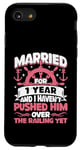 iPhone SE (2020) / 7 / 8 1st Wedding Anniversary Cruise Ship Married 1 Year Women Case