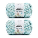 Bernat Lot de 2 paquets de 300 g de fil de couverture pour bébé - Polyester - 6 super volumineux - 200 m - Tricot/crochet