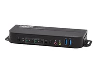 Eaton Tripp Lite Series Displayport Usb Kvm Switch 2-Port 4K 60Hz Hdr Dp 1.4 Usb Cables - Kvm / Lyd / Usb-Svitsj - 2 X Kvm/Lyd/Usb - 1 Lokalbruker - Stasjonær