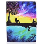 JIan Ying Case for Lenovo Tab M10 Plus/Smart Tab M10 FHD Plus Slim Lightweight Protector Cover Tree and girl