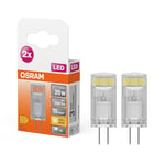 OSRAM LED PIN 12 V | Lot de 2 x Ampoule LED Culot G4, 1,80W = 20W équivalent incandescent | Blanc chaud | 2700K